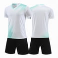 thumbnail image 1 of HCNTES Boys Athletic Shorts Set 2 Pcs Short Sleeve Boys Tee Shirts & Stretchy Athletic Youth Boy Basketball Football Shorts Kids Boys Summer School Outfit(H03-A,11-12 Years), 1 of 4