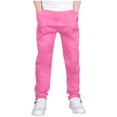thumbnail image 1 of HCNTES Boys Dress Pants School Pants For Boys Adjustable Waist Twill Chino Pant(13-14 Years,P127-Hot Pink), 1 of 5