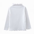 thumbnail image 1 of HCNTES Boys Girls Long Sleeve T-Shirt 10-12T, Cotton Solid Color Crewneck Kids Causal Basic Tee(White,4-5 Years), 1 of 6