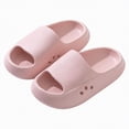 thumbnail image 1 of HCNTES Boys Girls Soft Comfortable Slides Non-Slip Slippers Spring Summer Sandals for Indoor Outdoor Pool Beach(L01-Pink,12), 1 of 6