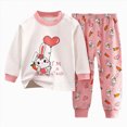 thumbnail image 1 of HCNTES Boys Pajamas Toddler Baby Boy Pajamas Sleepwear Set Children's Warm Fall Winter Outfit Long Sleeve Shirts and Pants Dailywear Outfits Set for Kids, 1 of 4