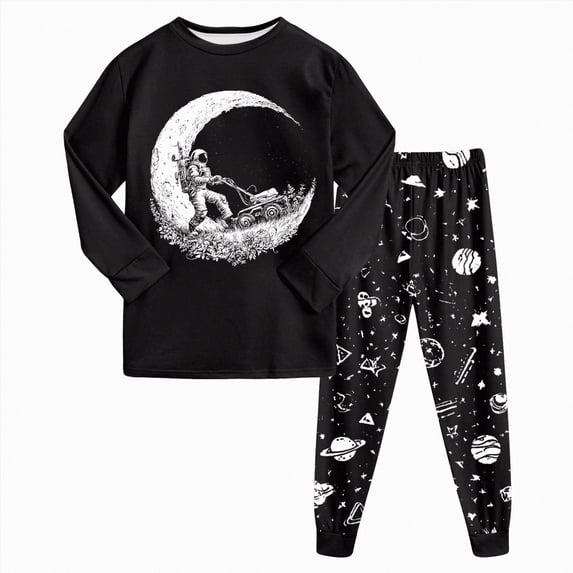 HCNTES Boys Pajamas Toddler Boy 2-piece Pajamas Sleepwear Pjs Set Loungewear Outfits Set for Baby Boy