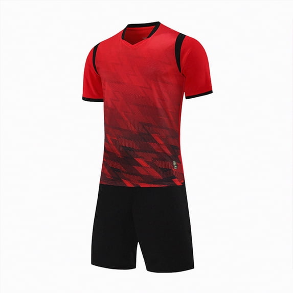 HCNTES Boys Summer Clothing Sets Children's Back to School Clothing Kid Boys T-Shirt & Shorts Set Football Basketball Athletic Outfit for Boy 6T 7T 8T 9T 10T(H03-O,5-6 Years)
