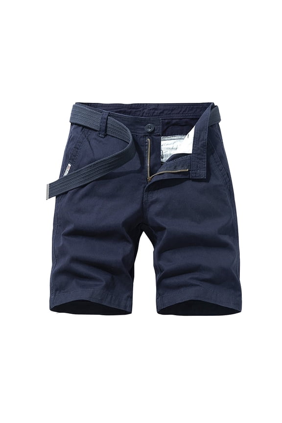 Cargo Drawstring Summer Beach Shorts Men Shorts Cargo Loose Fit Shorts(Blue,29)