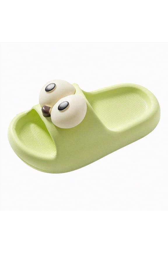 Children Spring Summer Play Sandals Soft Comfortable Non-Slip Slides for Kids Indoor Outdoor Pool Beach Fun(Z01-Green,9)