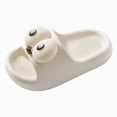thumbnail image 1 of HCNTES Children Spring Summer Play Sandals Soft Comfortable Non-Slip Slides for Kids Indoor Outdoor Pool Beach Fun(Z01-White,11), 1 of 6