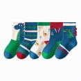 thumbnail image 1 of HCNTES Girls Boys Colorful Cute Socks Children's Comfortable Soft Socks Kids Spring Summer Crew Socks(L01-A,3-5 Years), 1 of 4