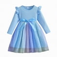 thumbnail image 1 of HCNTES Girls Clothing Sets Elegant Solid Color Pleated Top and Pants 2-Piece Set for Family Gatherings Girls Summer Outfits, 1 of 6