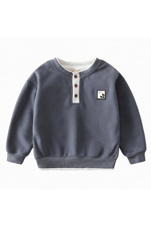 Girls Long Sleeve Uniform Shirts Size 8 Boys Clothes Polo School Uniform Shirt With Long Sleeves For Boys And Girls A7 SHIRT(Dark Gray,6-7 Years)