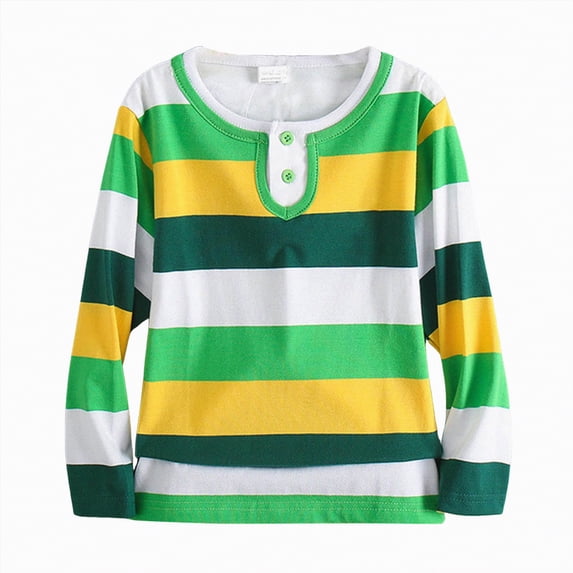 HCNTES Girls Long Sleeve Uniform Shirts Size 8 Boys Clothes Polo School Uniform Shirt With Long Sleeves For Boys And Girls A7 SHIRT(Light Green,8-9 Years)