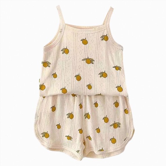 HCNTES Girls Toddler Baby Summer Clothes 3 6 12 18 Months 2T 3T 4T 5T Girls Outfits Sleeveless Tank Top and Shorts Set 4th of July Outfits for Girls