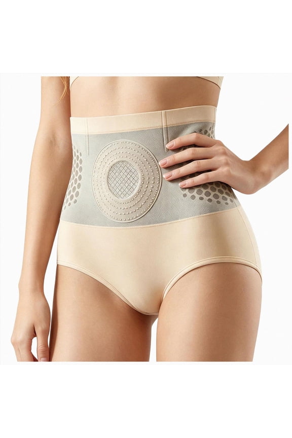 Hip Padded Underwear for Women Hip Enhancer Shapewear Shorts Tummy Control Panties Butt Pads Panty(Beige,S)