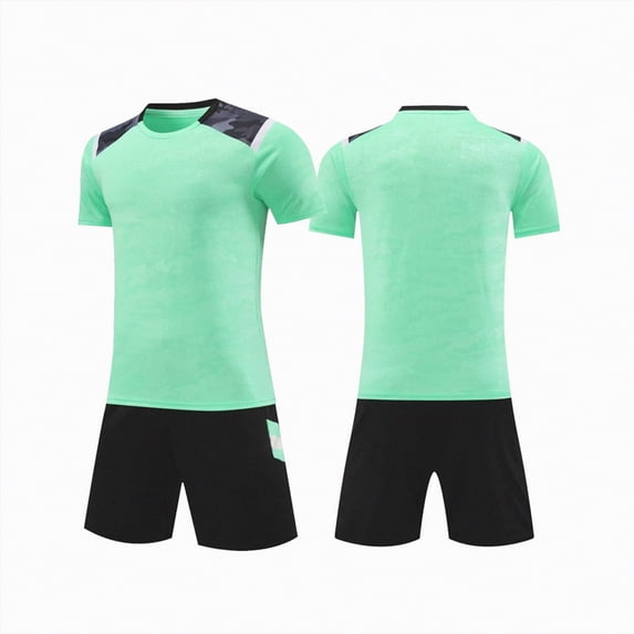 HCNTES Kids Boys Short Sleeve Crew Neck T-Shirt and Short Set Children's Summer Back to School Clothing Boys Soccer Set Sport Team Uniform 6T 7T 8T 9T 10T(H03-F,7-8 Years)