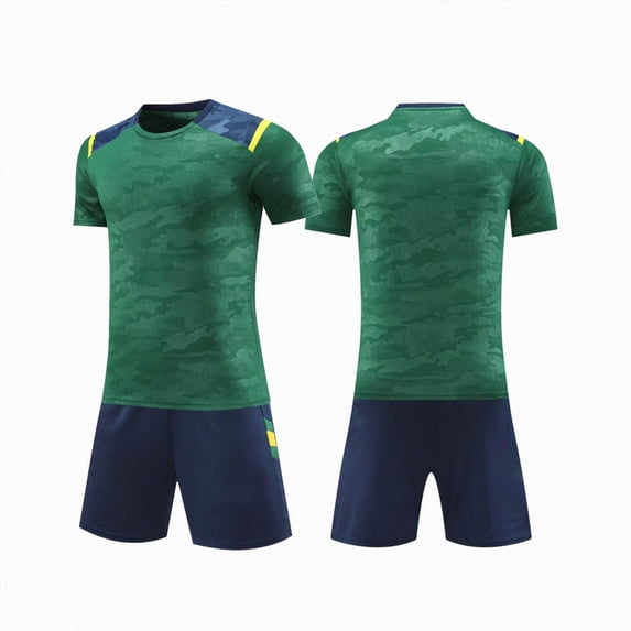 HCNTES Kids Boys Short Sleeve Crew Neck T-Shirt and Short Set Children's Summer Back to School Clothing Boys Soccer Set Sport Team Uniform 6T 7T 8T 9T 10T(H03-E,9-10 Years)