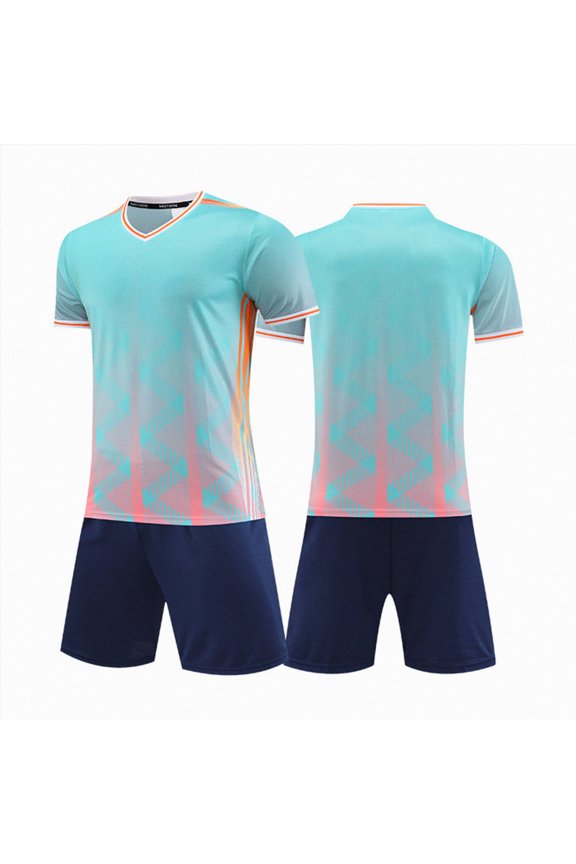 Kids Boys Short Sleeve Crew Neck T-Shirt and Short Set Children's World Cup Clothing Boys Soccer Set Sport Team Uniform 8T 9T 10T 11T 12T 13T 14T(D01-I,4-5 Years)