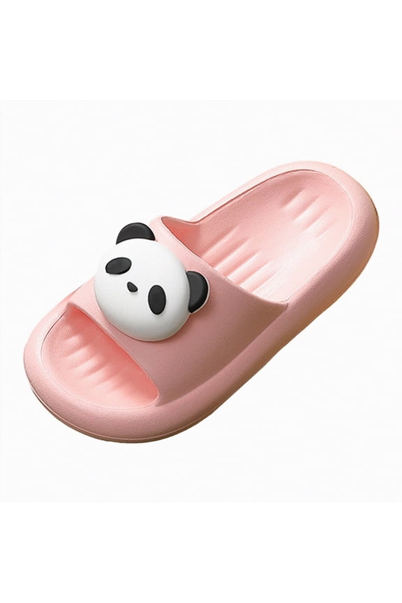 Kids Cloud Slides Sandals Indoor House Slippers Shower Shoes for Boys Girls Comfort Footbed Slipper Open Toe Outdoor Sandal(Pink,1)
