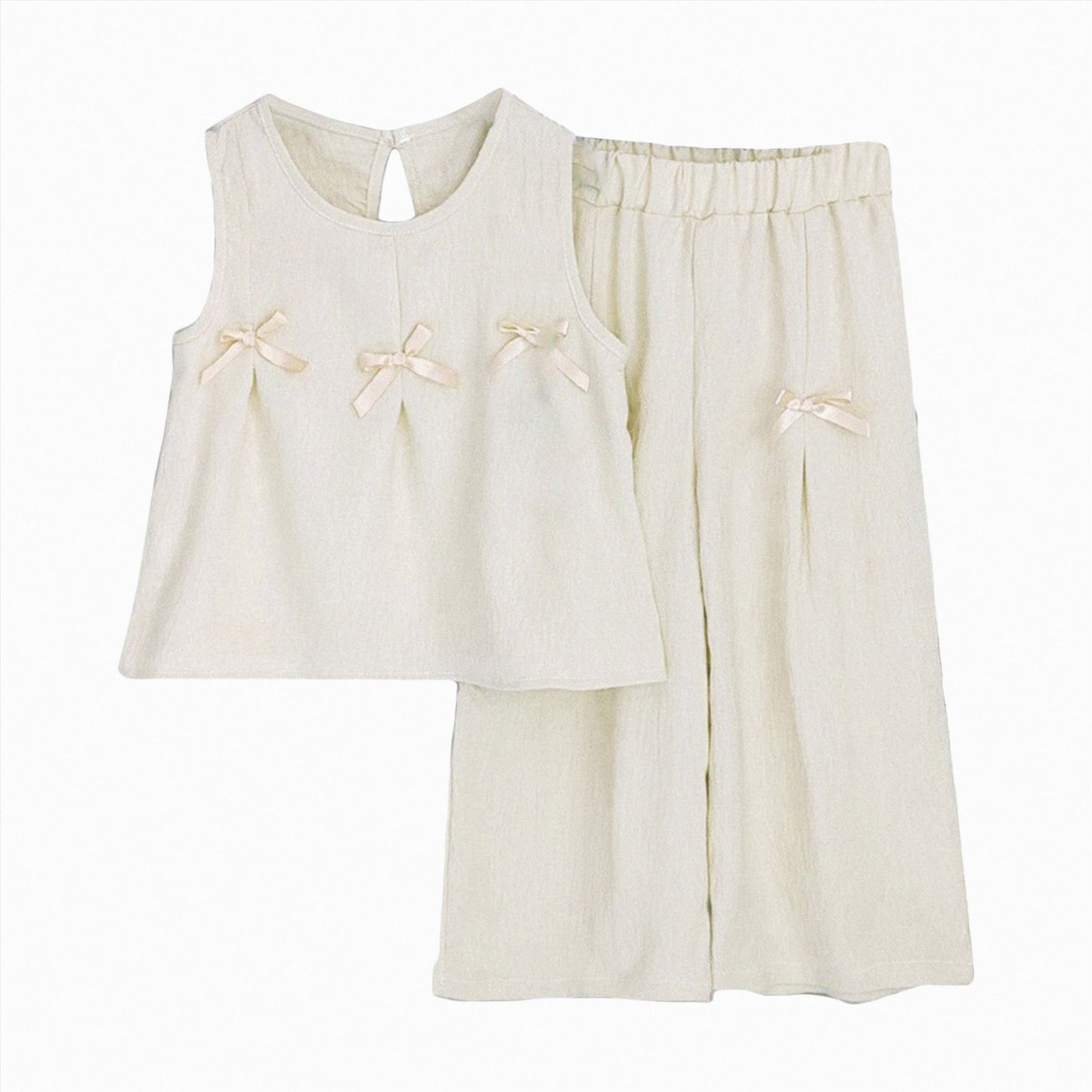 HCNTES Kids Girls Spring Summer Clothes 2 Piece Outfit Set Girls School ...