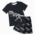 thumbnail image 1 of HCNTES Kids Sleepwear Shorts Toddler Print Dinosaur Boys Breathable Pajama Set Toddler Boys Outfits, 1 of 6
