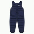 thumbnail image 1 of HCNTES Kids Waterproof Snow Bib Overalls Toddler Adjustable Strap Design Comfortable Winter Ski Wear for Children(A-Navy,18-24 Months), 1 of 6