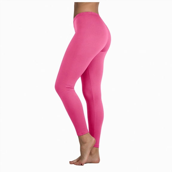 HCNTES Leggings for Women Graphic Plus Size Leggings Lifting Casual Workout Gym Leggings(Hot Pink,S)