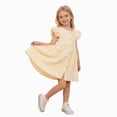 thumbnail image 1 of HCNTES Little Kids Children Baby Summer Floral Dress Short Sleeve Casual Beach Dress for Toddler Girls 6-12M 12-24M 3T 4T 5T 6T 7T 8T(3-4 Years,L04-White), 1 of 9