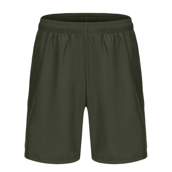 HCNTES Men's Casual Shorts Elastic Waist Drawstring Shorts Lightweight Regular Fit Beach Summer ShortsZ05-AG,M)