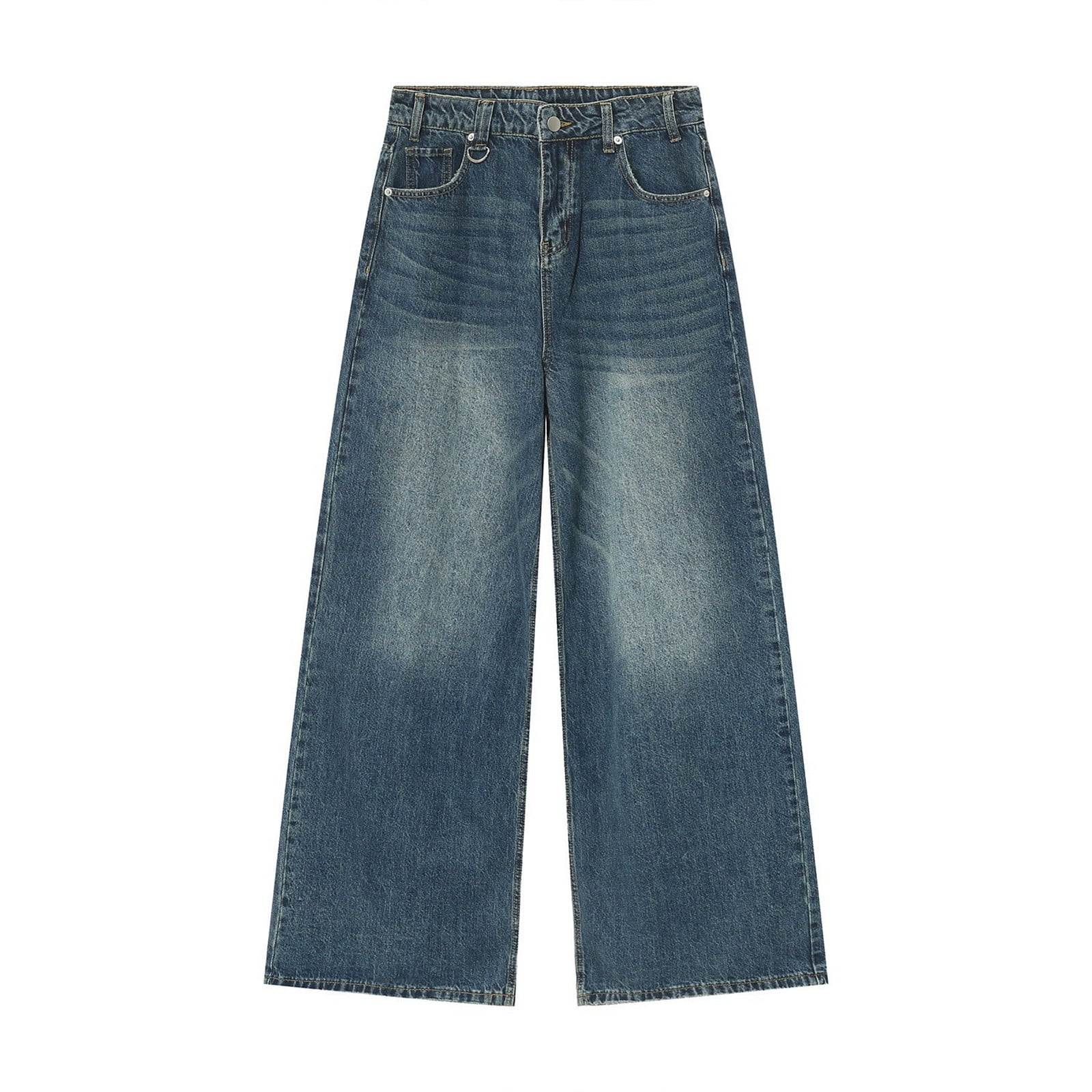 snowsong Mens Jeans Baggy Jeans Men Fashion Casual Plus Size