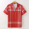 thumbnail image 1 of HCNTES Men's Polo Shirts Casual Golf Shirt Short Sleeve Polos Shirts(Red,XL), 1 of 9