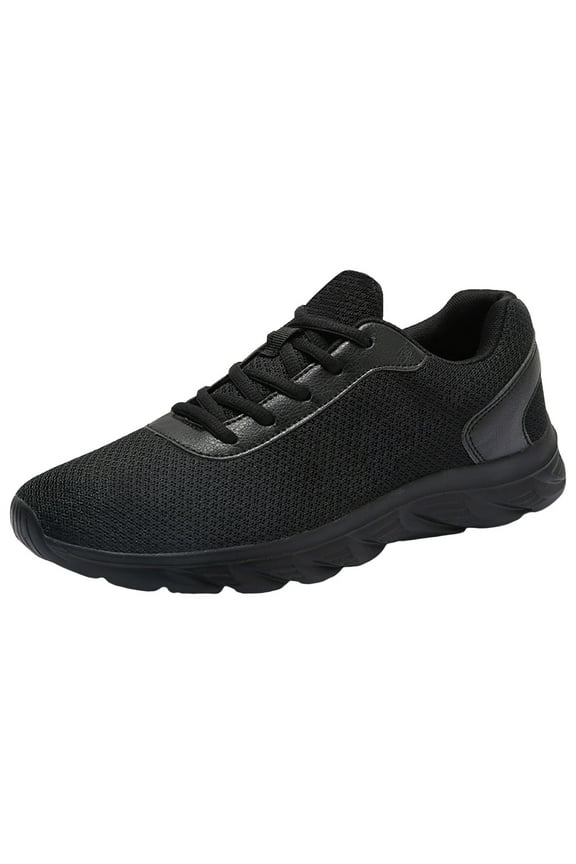 Men's Running Tennis Shoes Athletic Gym Workout Cross Training Comfortable Breathable Walking Sneakers(Black,40)