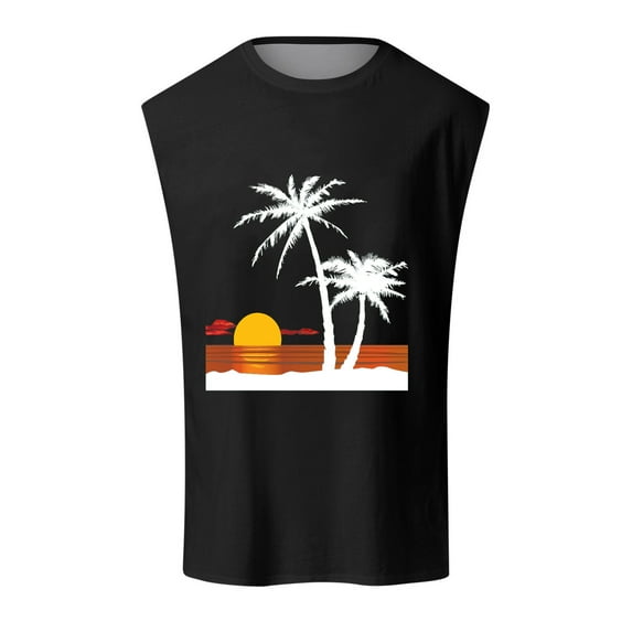 HCNTES Men's Tank Tops Gym Workout Shirt Y-Back Sleeveless Muscle Fitness Bodybuilding Tank Shirts(Black,3XL)
