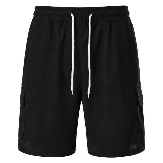 HCNTES Men's Workout Running Shorts Lightweight Gym Athletic Shorts for Men with PocketsZ01-Black,XXL)