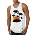 thumbnail image 1 of HCNTES Men's Workout Stringer Tank Tops Athletic Y-Back Tops Bodybuilding Muscle Shirts for Gym Vest(Beige,XXL), 1 of 4