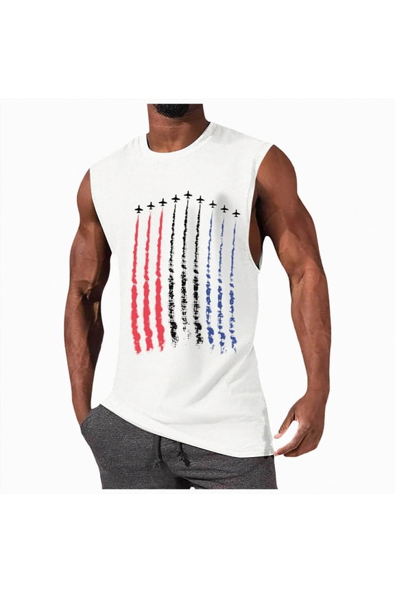 Men's Workout Tank Tops Gym Athletic Sleeveless T-Shirts Fitness Bodybuilding Muscle Shirts guys tang tops loose fit(3XL,White)