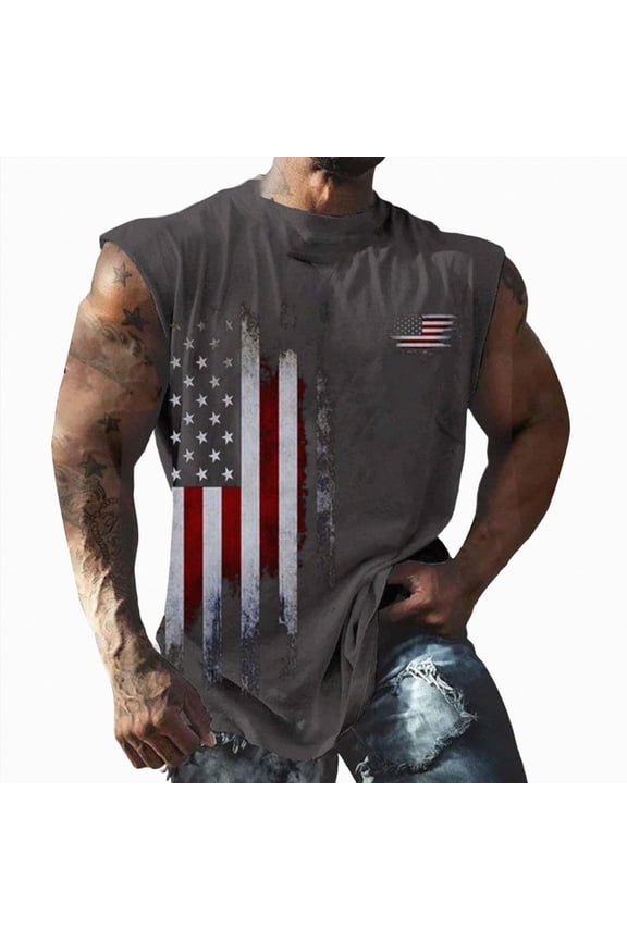 Men's Workout Tank Tops Sleeveless Shirts for Men Muscle Moisture Wicking Bodybuilding Gym Lightweight mens summer shorts under $8(3XL,Grey)