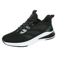 thumbnail image 1 of HCNTES Mens Running Shoes Tennis Breathable Athletic Sneakers Lightweight Sport Fitness Workout Gym Jogging Walking Shoes（Black,43), 1 of 7