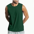 thumbnail image 1 of HCNTES Mens Sleeveless Tank Tops Workout Gym Shirts Vintage Style T-Shirt mens tank top 4xlt(L,AG), 1 of 8