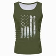 thumbnail image 1 of HCNTES Mens Summer Beach Tank Top Hawaiian Sleeveless Basic Muscle Tee Vacation Tops Tank tops (3XL,AG), 1 of 6