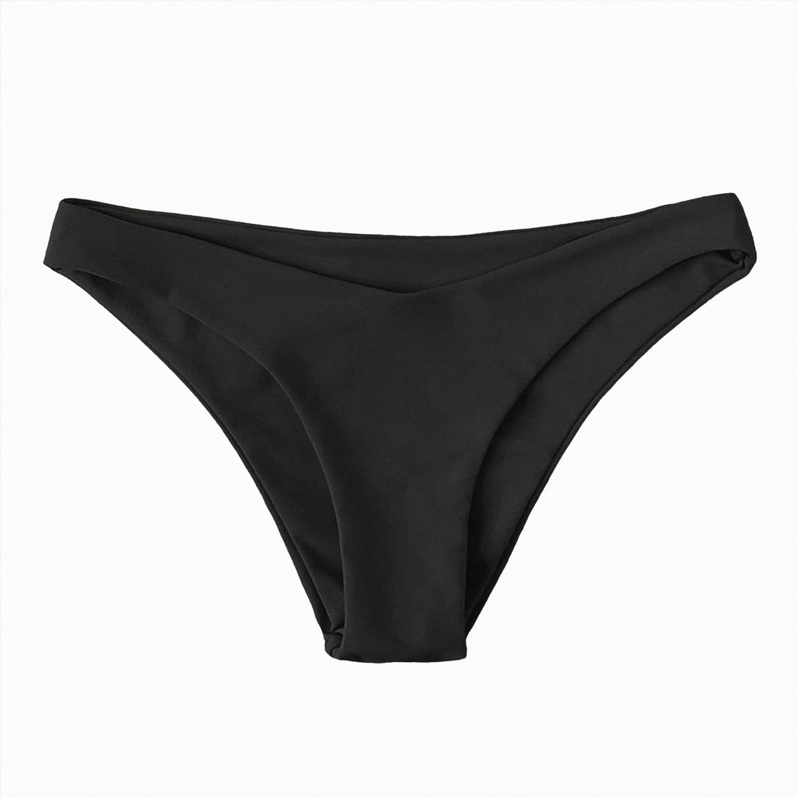 HCNTES Period Swimwear Leakproof Menstrual Bikini Waterproof Bottom UPF 50+ Swim Brief Light Flow - Teens Girls Women(Black,M)