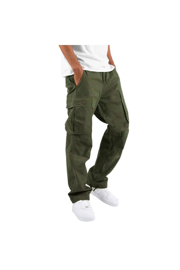 Regular Fit Flex Cargo Pants for Men Stretch Mens Work Pants and Durability - Cargo Work Pants for Men(Z01-AG,M)