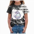 thumbnail image 1 of HCNTES Spooky Season Shirts for Toddler Baby Girls Halloween T-Shirt Ghost Graphic Tees Short Sleeve Tops, 1 of 4