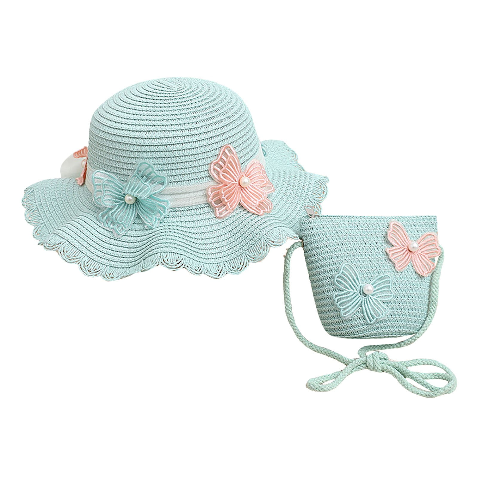 Strawberry Print Kids' Sun Hat main image 0