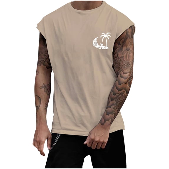 HCNTES Tank Tops Y-Back Workout Muscle Tee Sleeveless Fitness Bodybuilding T Shirts Training Running Vest(Clear,XXL)