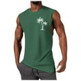 thumbnail image 1 of HCNTES Tank Tops for Men Tank Shapewear Belly Workout Running Vest(Green,L), 1 of 4