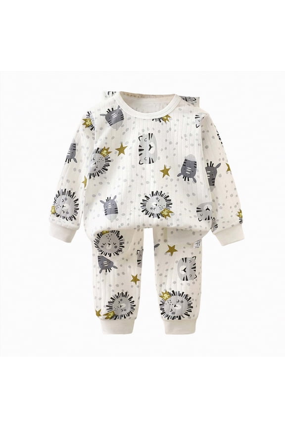 Toddler Baby Boy All-Weather Clothes Long Sleeved Pullover Shirt + Pants 2 Pcs Casual Dailywear & Loungewear Outfits Set For Kids(A01-Black,1-2 Years)