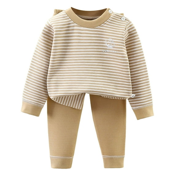 HCNTES Toddler Baby Boy Fall Winter Clothes Color Block Long Sleeve Sweatshirt Pullover Tops + Joggers Pants Outfit Set,Sizes 18-24 Months