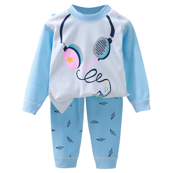 HCNTES Toddler Baby Boy Fall Winter Outfit Contrast Color Long Sleeve Sweatshirts Stretch Jogger Pants Newborn Clothes Set,Sizes 12-18 Months