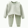 thumbnail image 1 of HCNTES Toddler Baby Boy Outfits Fall Winter Clothes Long Sleeve Dinosaur Sweatshirts Pants Sets(9-10 Years,Light Green_3), 1 of 5