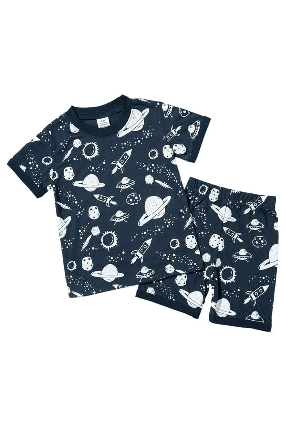 Toddler Baby Boy Summer Clothes Embroidered Bee Waffle Knit Short Sleeve T-Shirt Tees + Corduroy Shorts Cute Clothing Set,5-6 Years