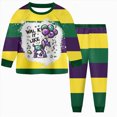 thumbnail image 1 of HCNTES Toddler Baby Girl Clothes 3 6 9 12 18 24 Months Fall Outfits Long Sleeve Sweatshirt Tops + Pants Set,Sizes 7-8 Years, 1 of 7