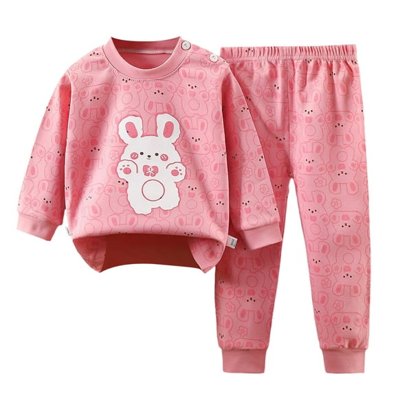 HCNTES Toddler Baby Girl Clothes 6 12 18 24 Months Fall Outfits Long Sleeves Sweatshirt Pants Set 1-5T,Sizes 12-18 Months